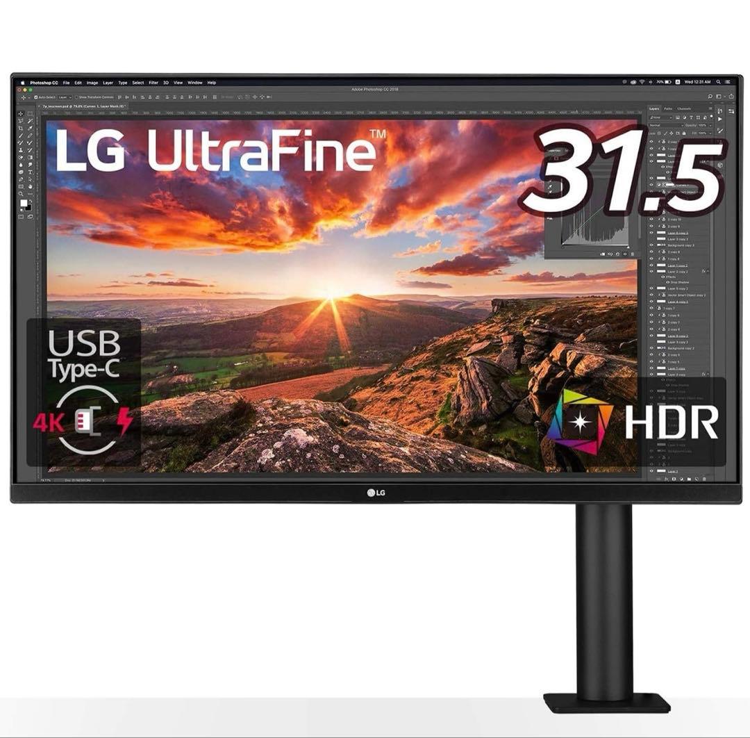 LG 31.5インチ♡エルゴノミクス スタンド モニター ディスプレイ LG 31.5インチ♡エルゴノミクス スタンド モニター ディスプレイ