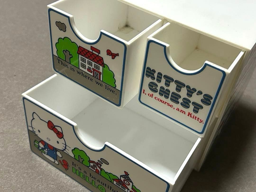 サンリオ ハローキティ 昭和レトロ 1976年製 ミニチェスト 希少