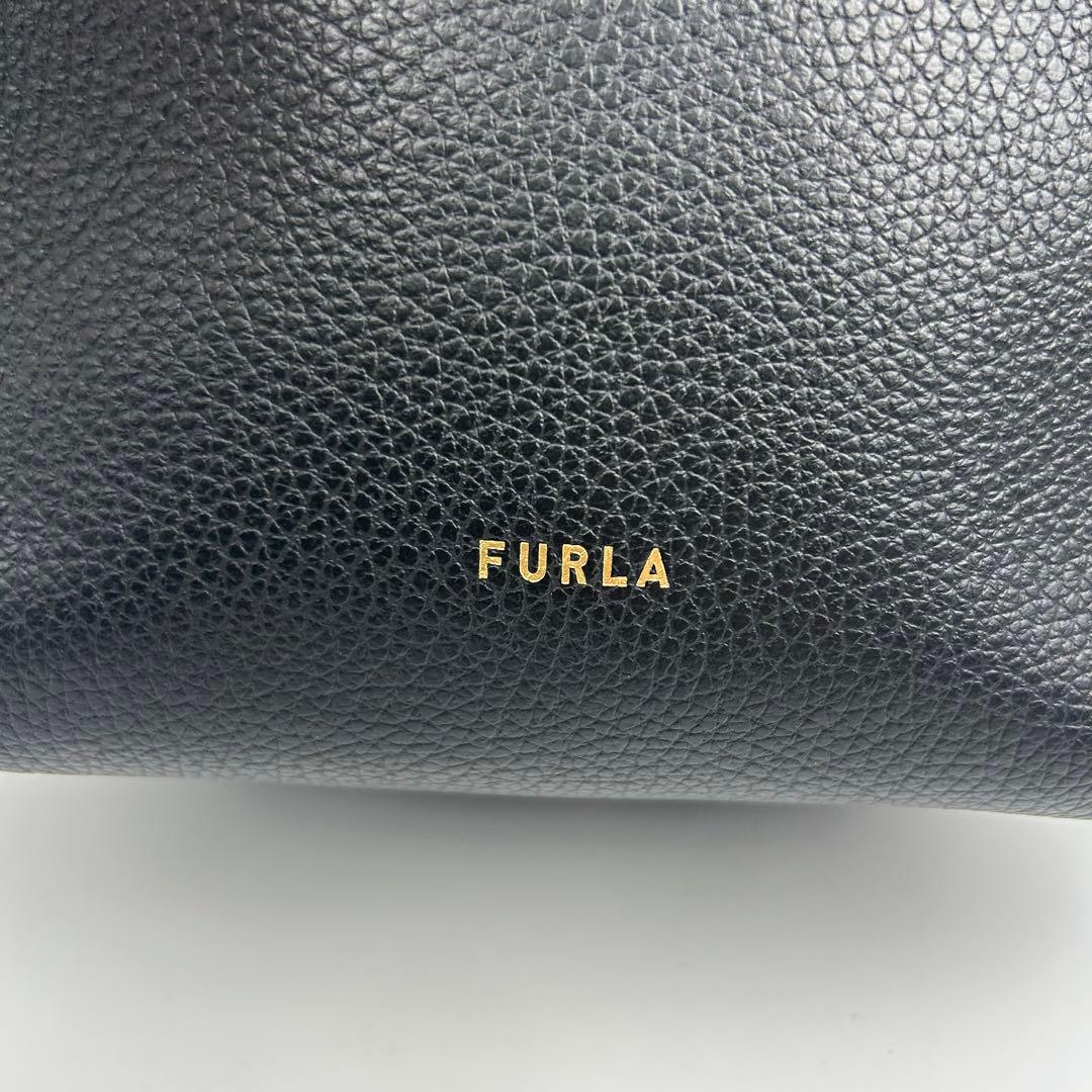 【超美品】フルラ　現行　ネット　ハンドバッグ　ショルダーバッグ　2way ミニ