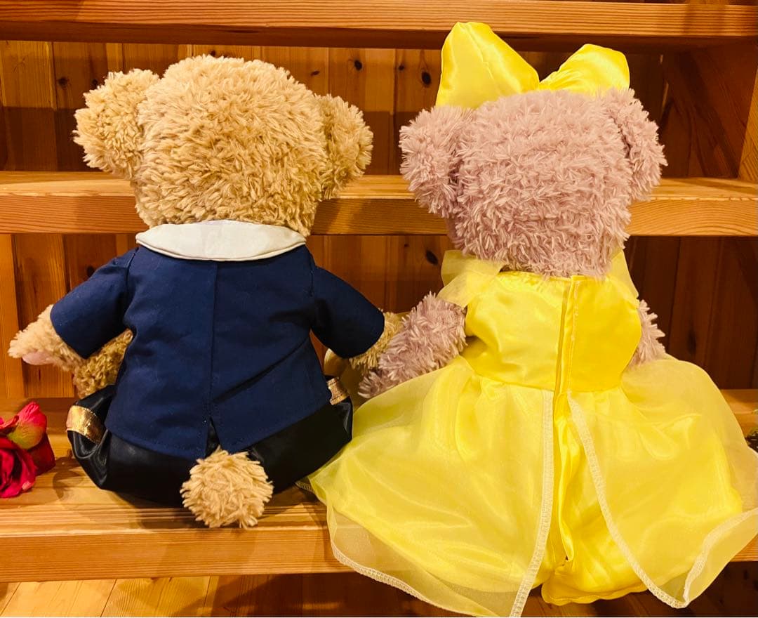 ダッフィー シェリーメイ 野獣 ベル コスチューム ハンドメイド 美女と野獣