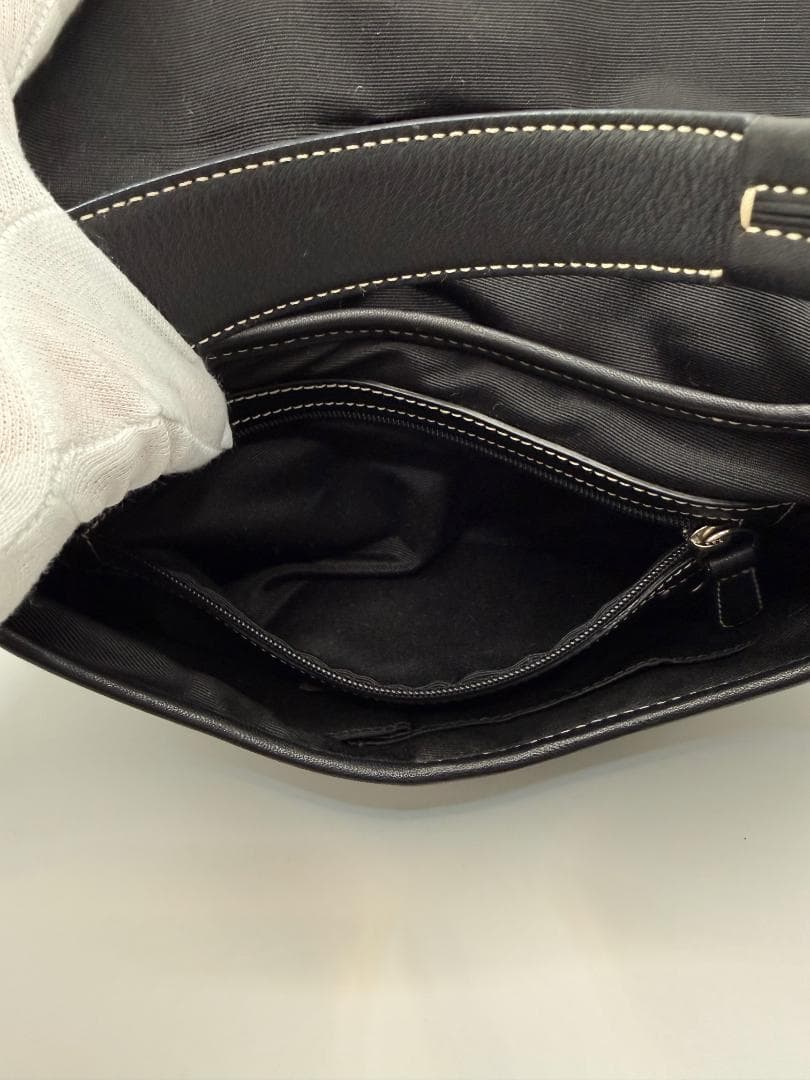 【美品】COACH コーチ SOHO ワンショルダー バッグ シグネチャー 黒