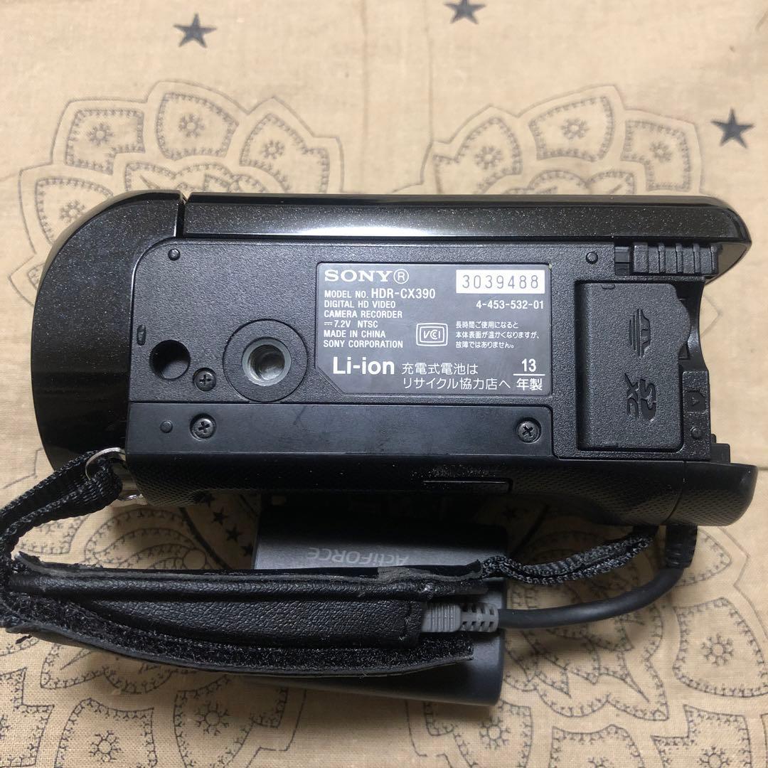 美品 SONY HDR-CX390 バッテリー2個付 ビデオカメラ