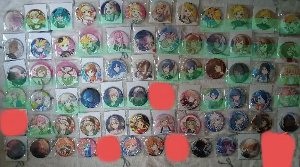 プロセカ 缶バッジ スクエアバッジ プロジェクトセカイ カラフルステージ！ feat. 初音ミク スクエア