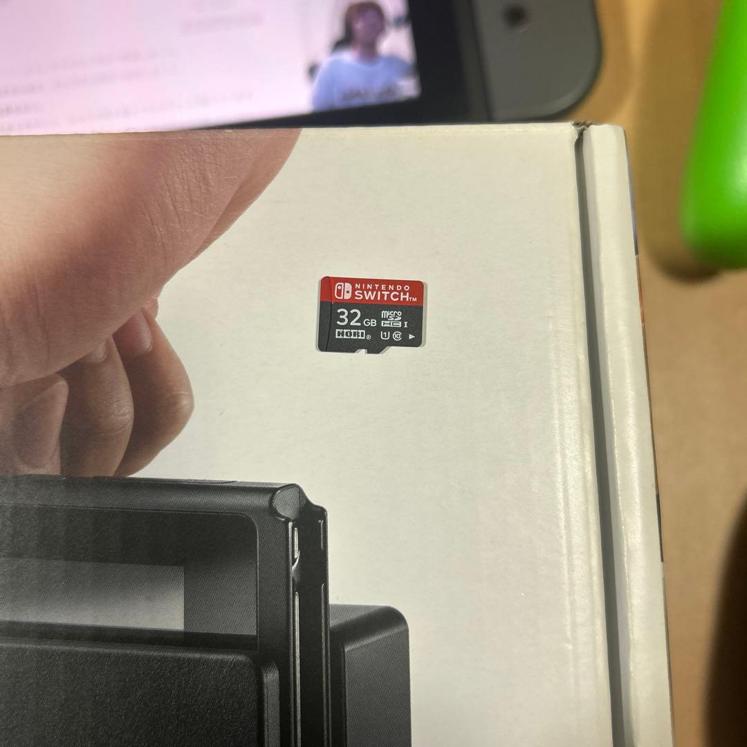 Switch本体中古、新品バッテリー交換済、SDカード有線LANアダプタプロコン