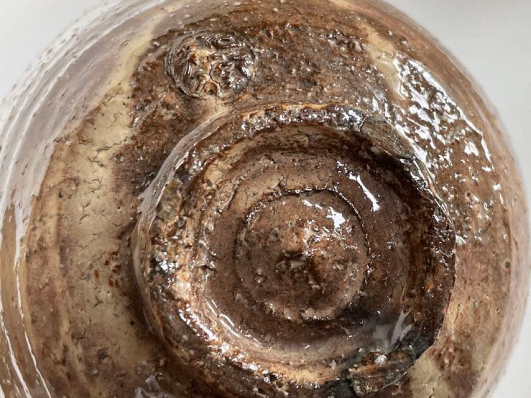 陶芸家　十二代　坂倉新兵衛　七十九翁　萩　茶碗　茶盌　萩焼　共箱　抹茶碗　最晩年