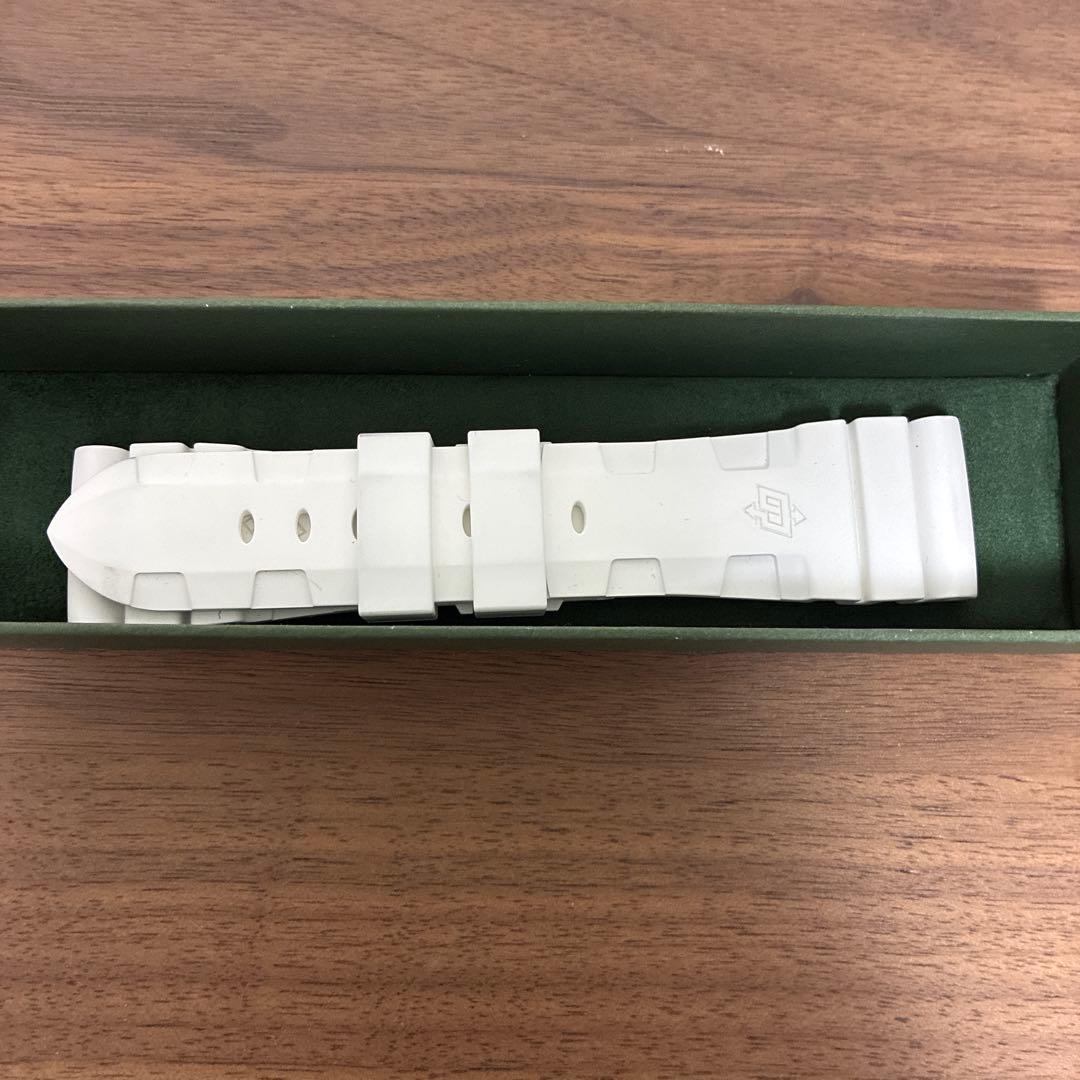 パネライ 純正ベルト カウッチュー アコーディオン 26/22mm 三つセット