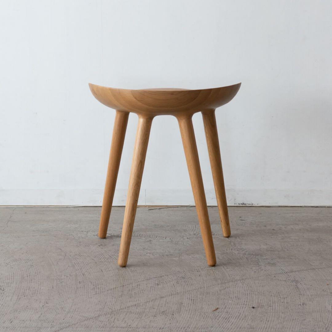 BRIDGE スツール [NA] ホワイトオーク無垢材 / オイル塗装