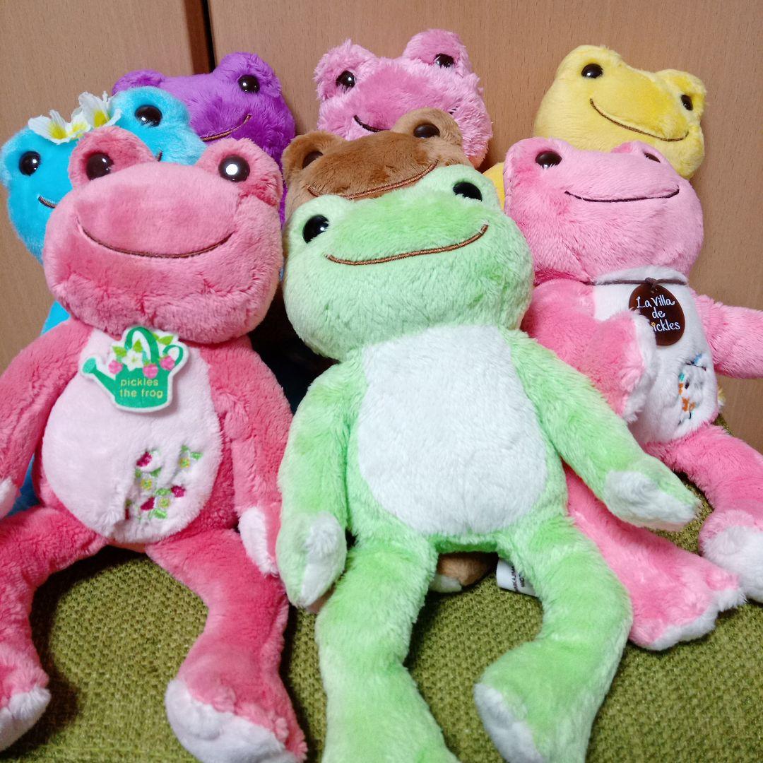 かえるのピクルス ぬいぐるみ 8体セット