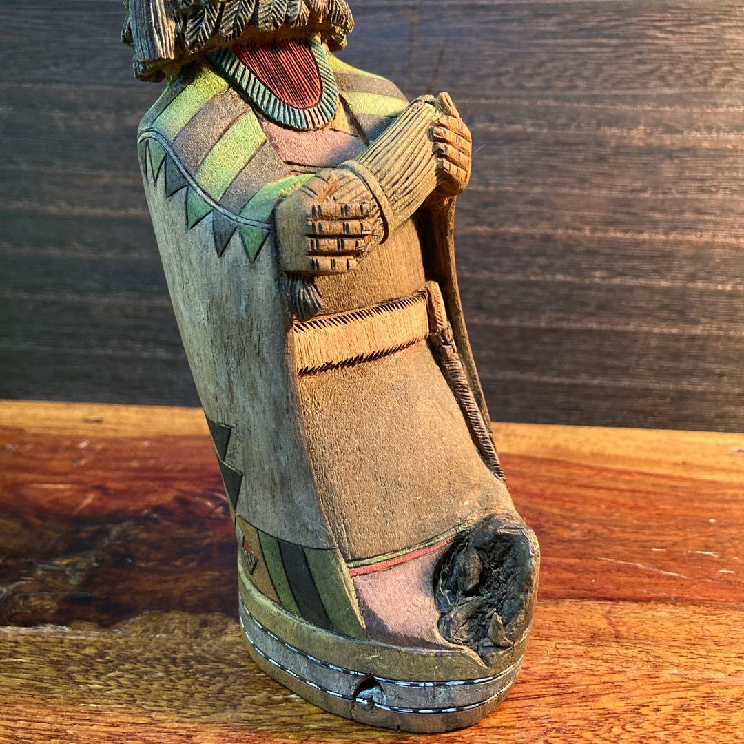 ホピ族 カチナドール Crow Mother 【M. Bilagody作】