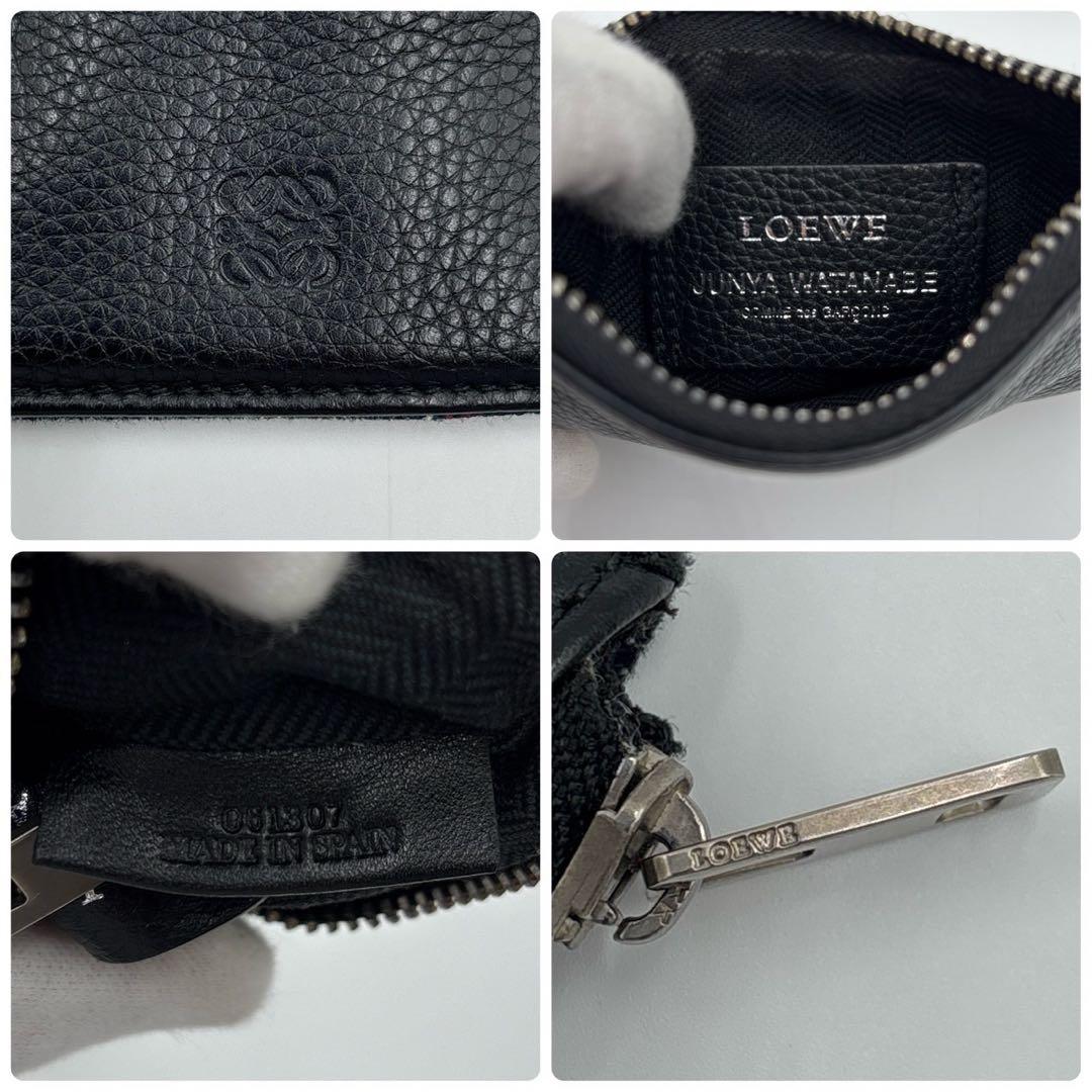 ロエベ ジュンヤワタナベ コラボ デニム パッチワーク ケース アナグラム