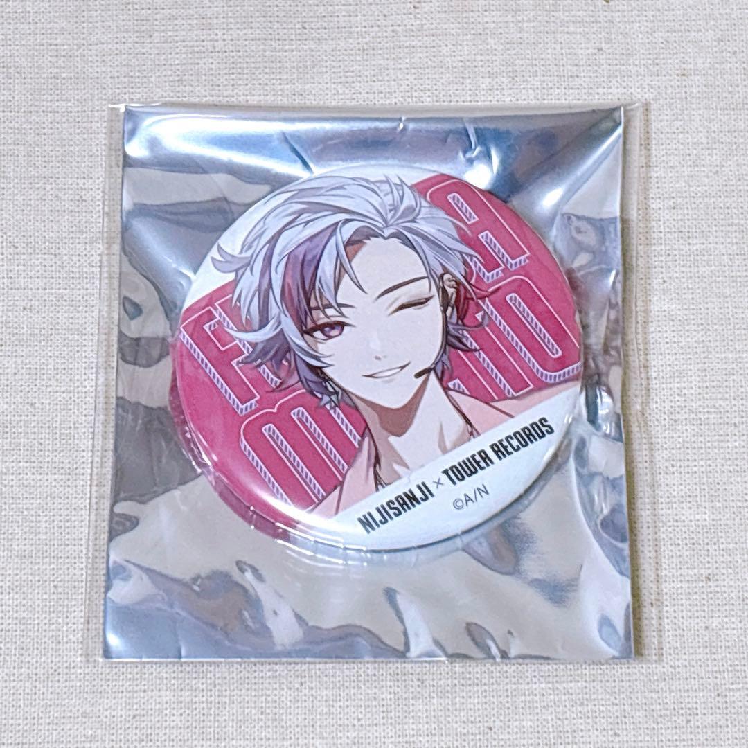にじさんじ タワレコ 不破湊 TOWER RECORDSコラボ 缶バッジ