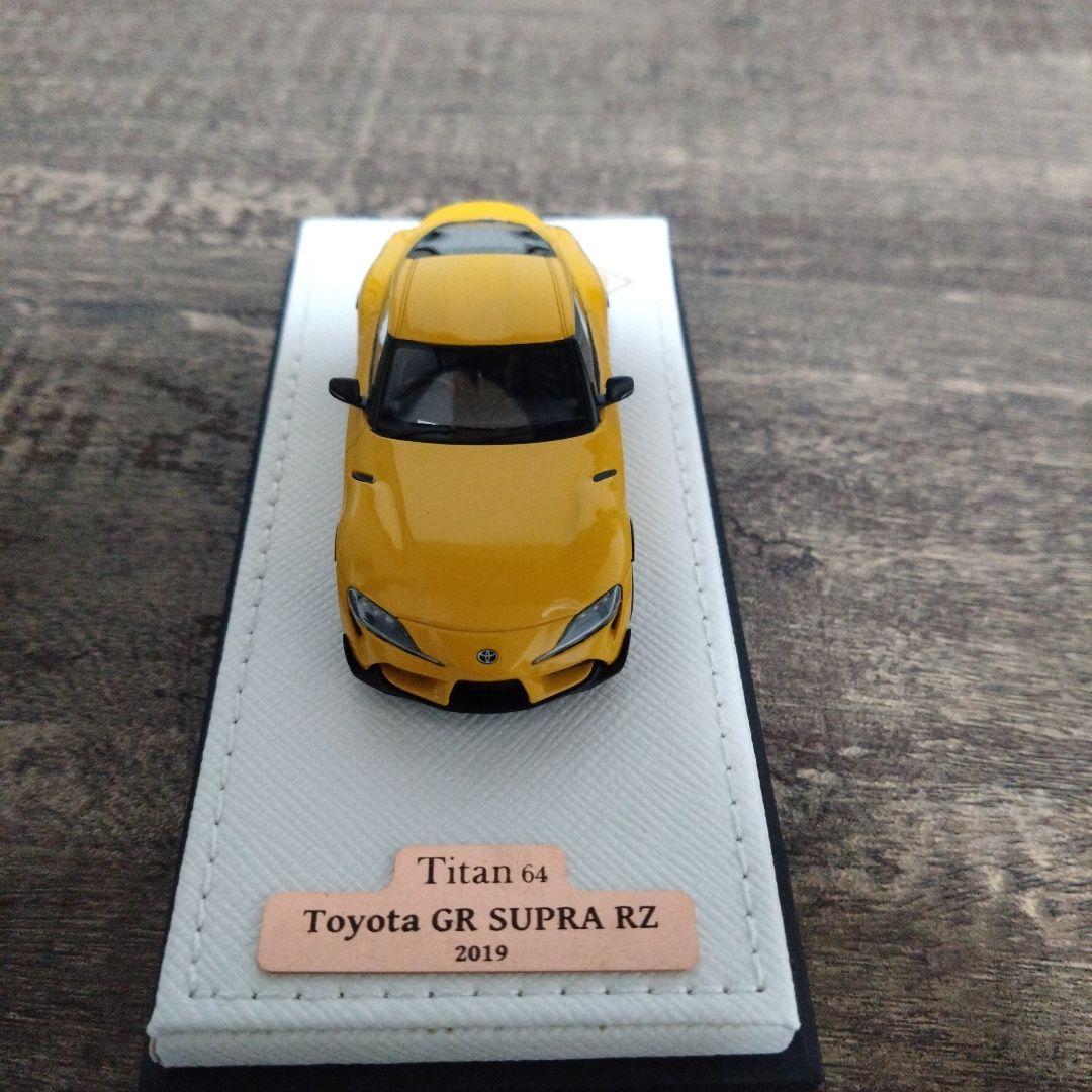 Toyota GR SUPRA RZ 2019 イエロー 1/64makeup製