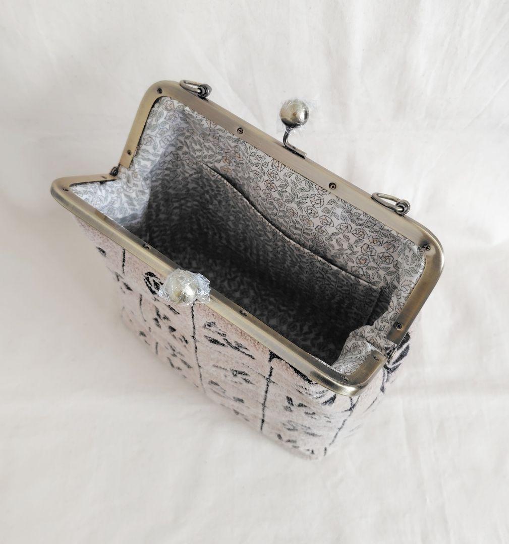 ミナペルホネン　Lulu（large）がま口　ショルダーバッグ