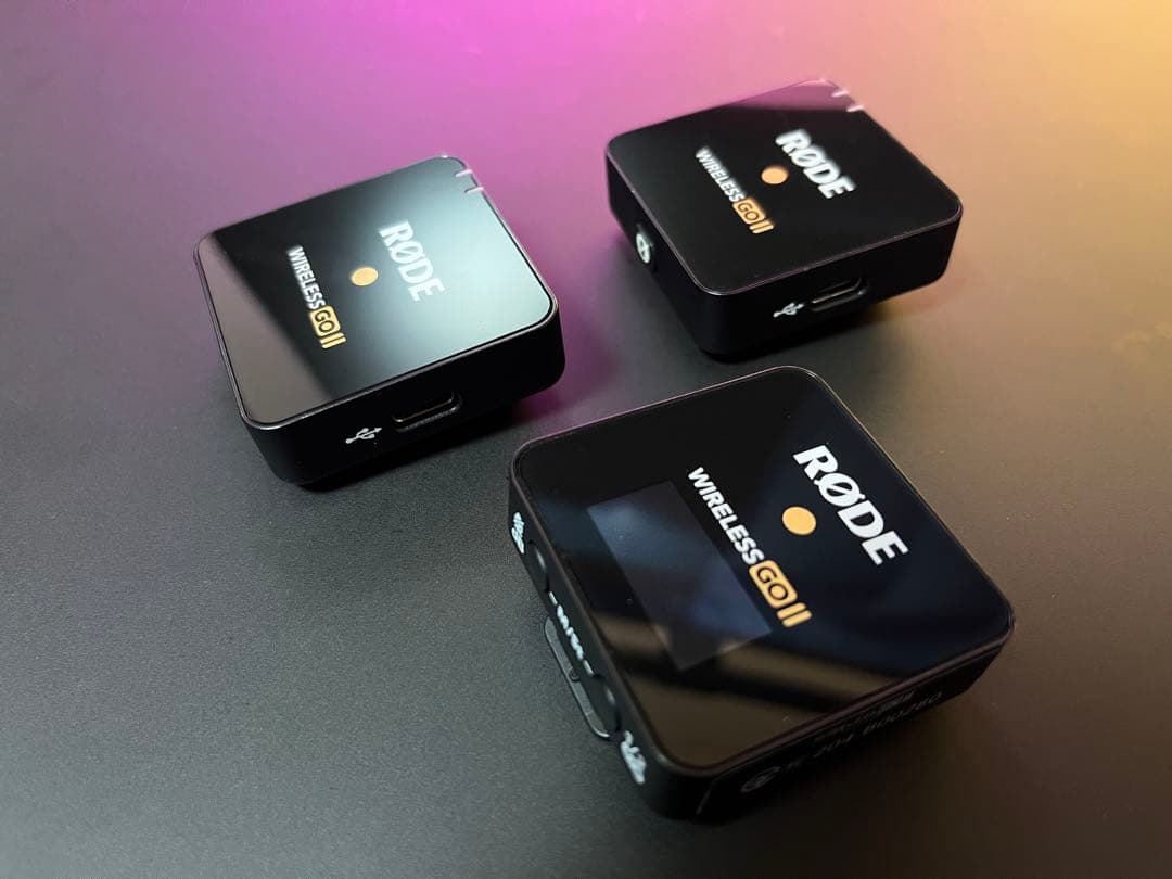 RØDE WIRELESS GO II ワイヤレスマイク(一部機能不全あり)