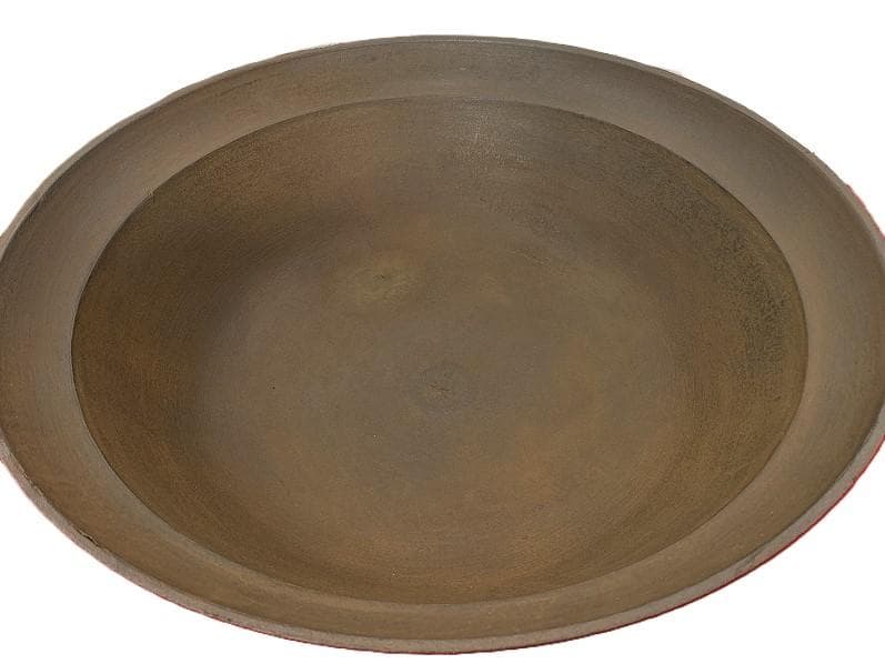 古道具 大きな和鉄鋳の鉄鍋 直径(外径）約68㎝ 古民具 大鍋 深鍋 茹で鍋