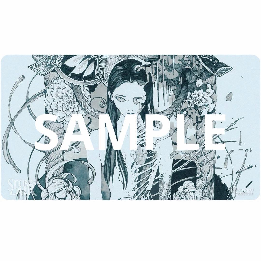 mtg peach 桃子 ultrapro 公式プレイマット 彼方の映像 稀少 初版 再販無し MTG プレイマット 桃桃子/Peach Momoko 稀少 初版