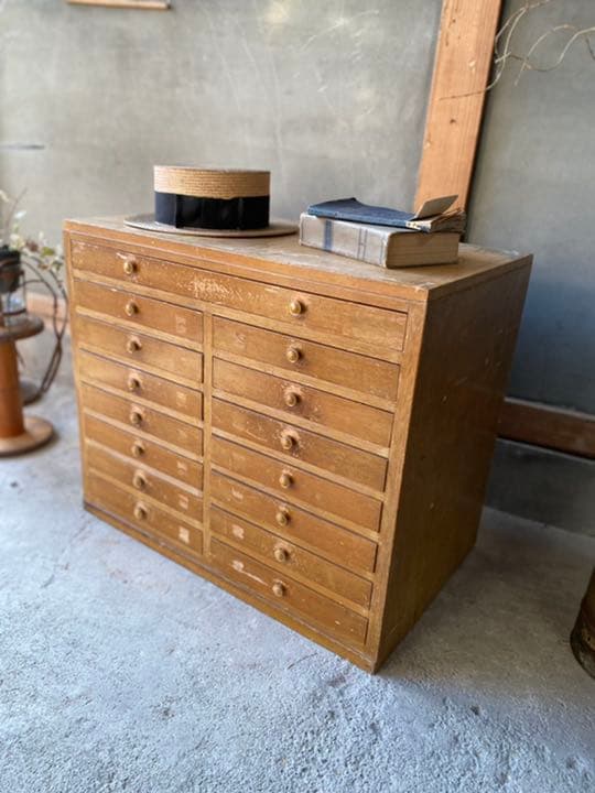 アンティークスタイル3段小引き出し｜アンティーク風インテリア雑貨