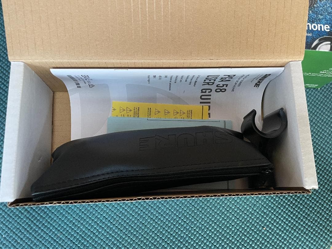 【新品未使用】SHURE PGA58 ダイナミックマイク