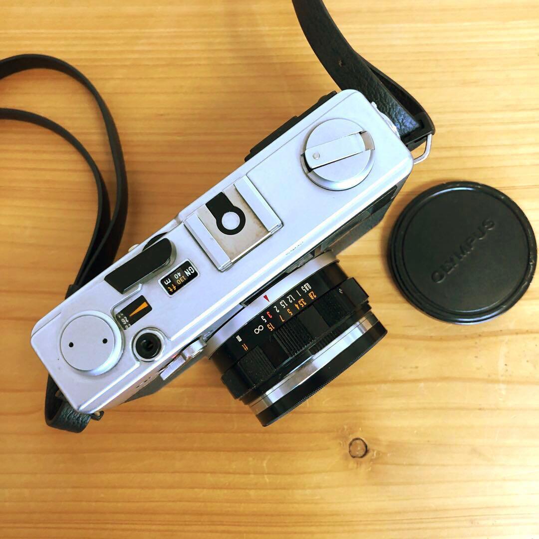 オリンパス 35DC ストロボ・電池アダプター・説明書 付き