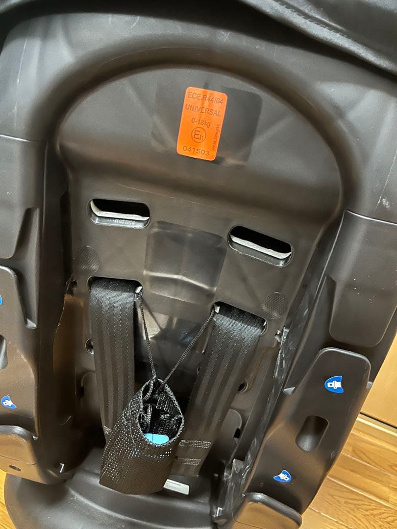 【廃番】Joie キャノピー付 チャイルドシート ギンガムチェック 付属品あり