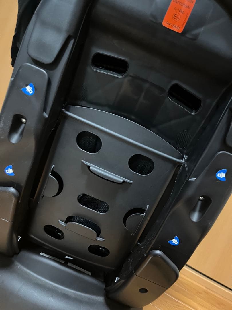 【廃番】Joie キャノピー付 チャイルドシート ギンガムチェック 付属品あり