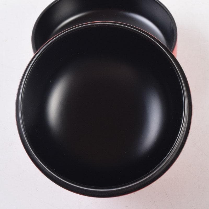 茶道具 根来塗 夏目有彦作 薬壷 書付 識箱 V 8510