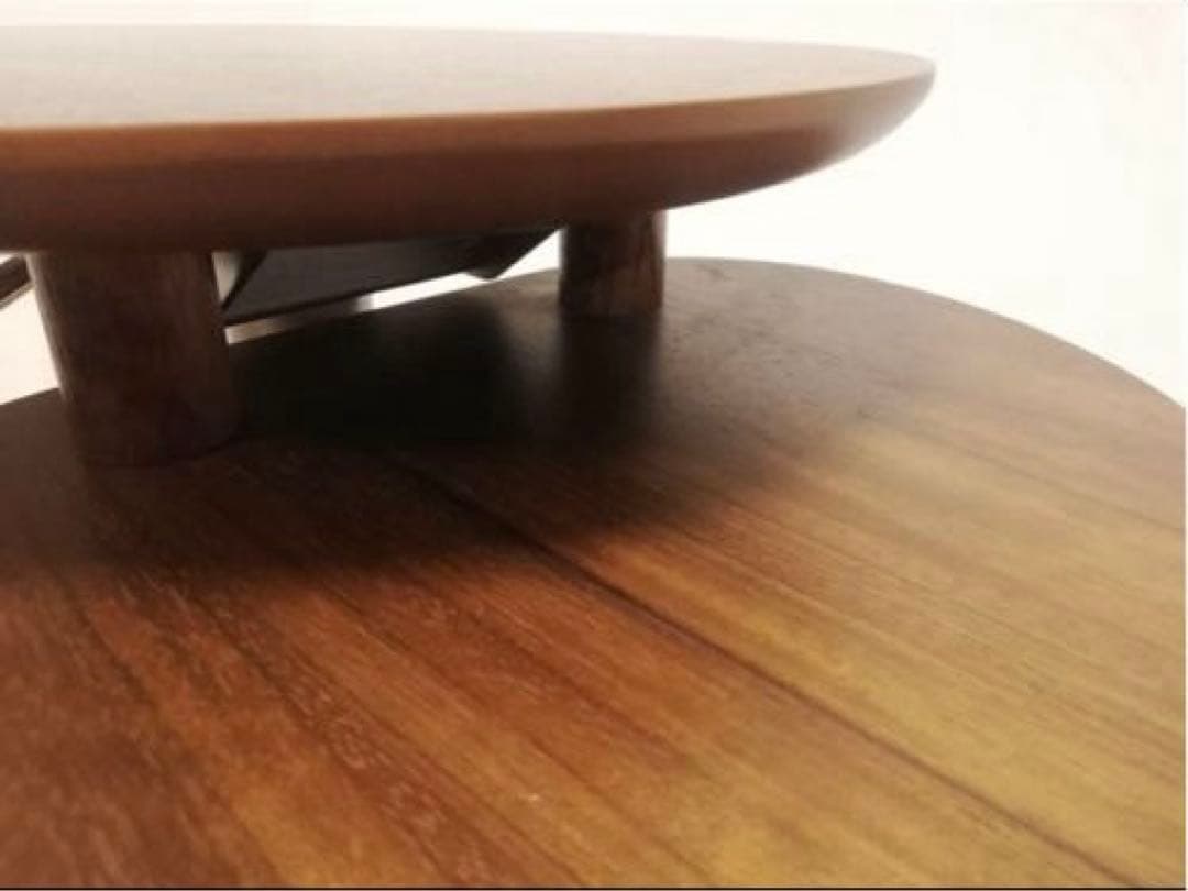 モデルルームの展示品 カリモク家具 ウォールナット 昇降式サイドテーブル