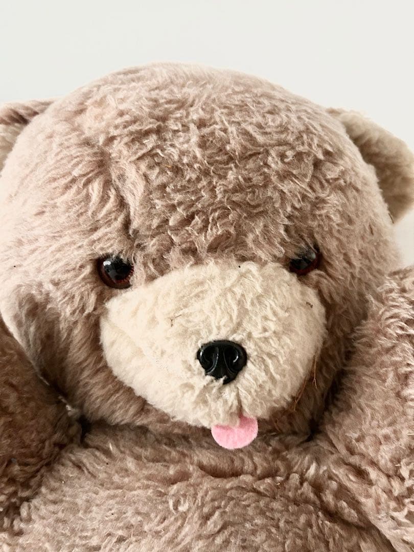 【Vintage】ぬいぐるみ　ベア　舌出し