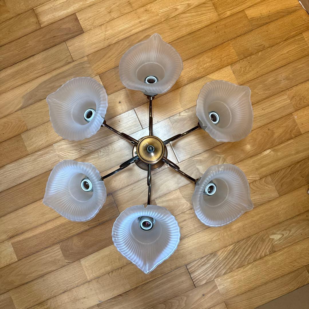 6灯シャンデリア コイズミ製 コイズミ BAE5601 アンティーク調