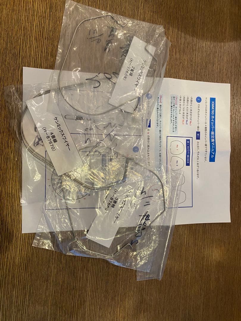 愛工舎製作所ケンミックス　卓上ミキサーボール　セット（新品ワイヤー予備付）