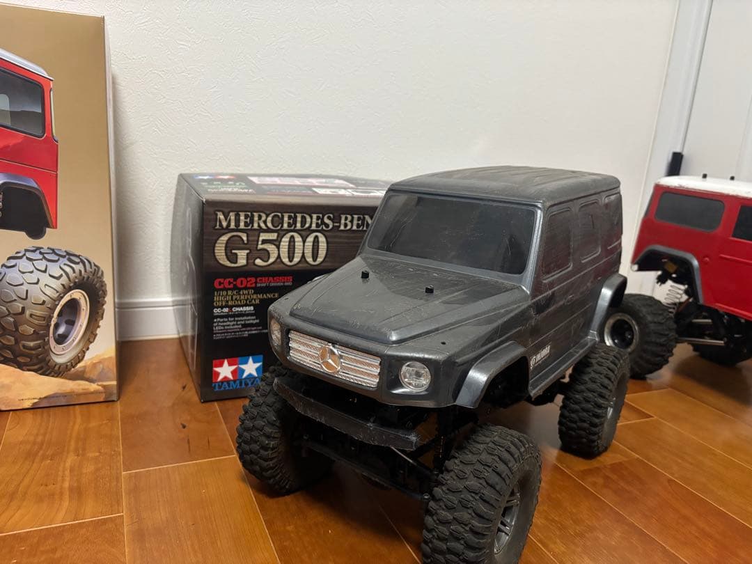 タミヤ G500 cc02& ランドクルーザー40cr01、2台セット S115435838