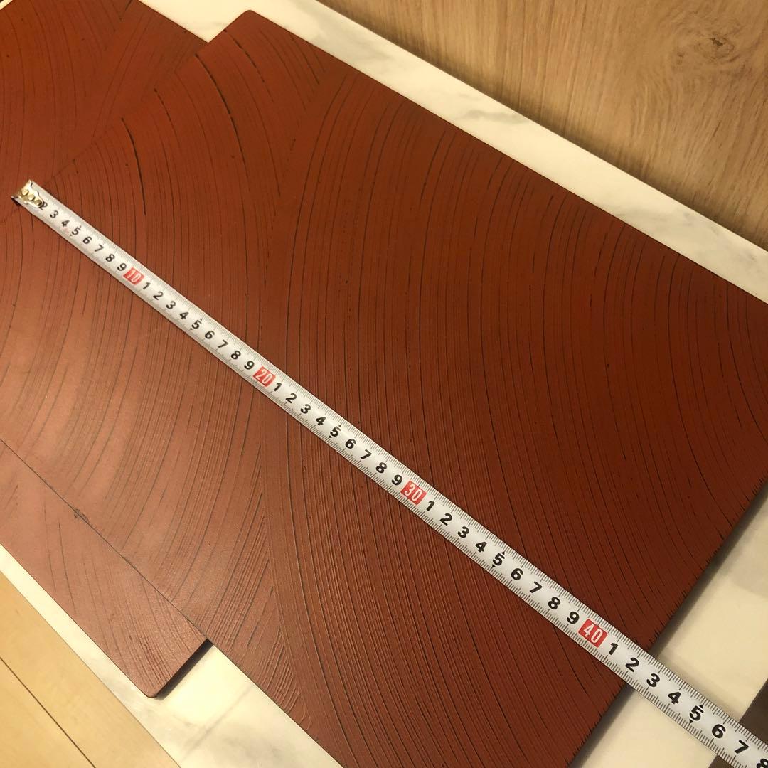 お盆　トレー　プレート　お膳　根来波紋長手マット　膳 ランチョンマット　正月