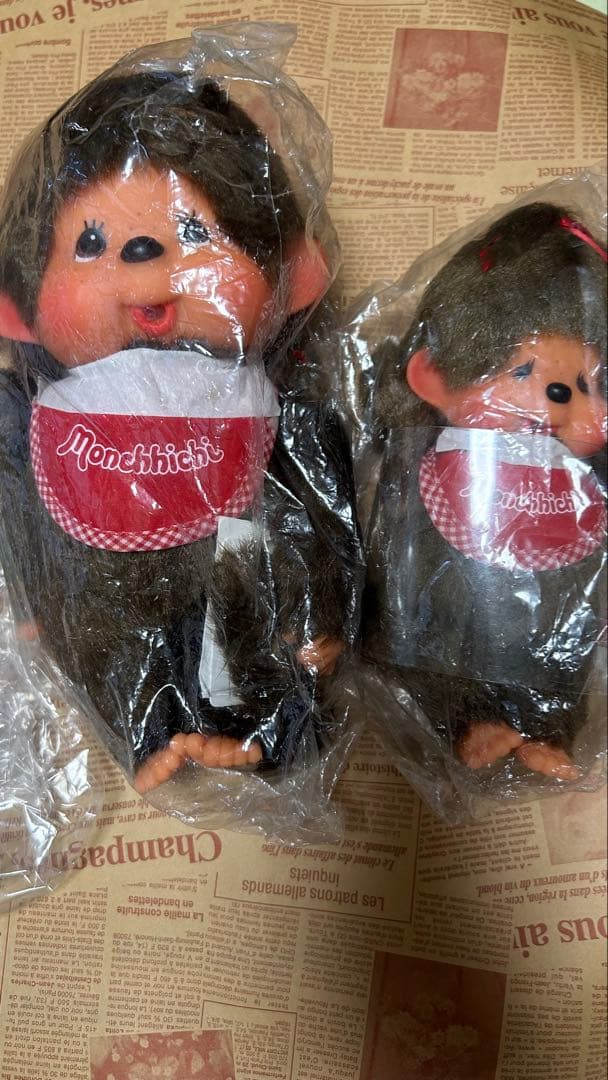 モンチッチ＆ベビチッチストラップ　4点セット