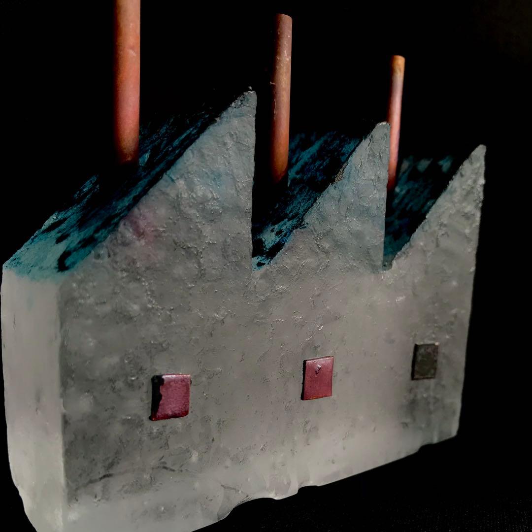 鉄骨の切れ端 アンティーク レトロ インテリア おもり 鉄屑`