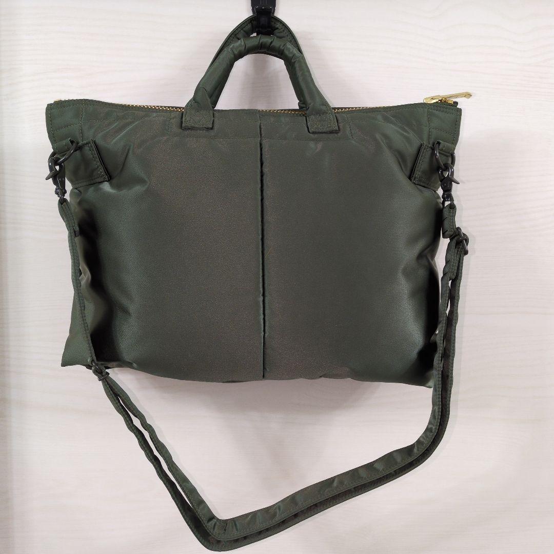 未使用品 ポーター タンカーショートヘルメットバッグオリーブグリーン バッグ