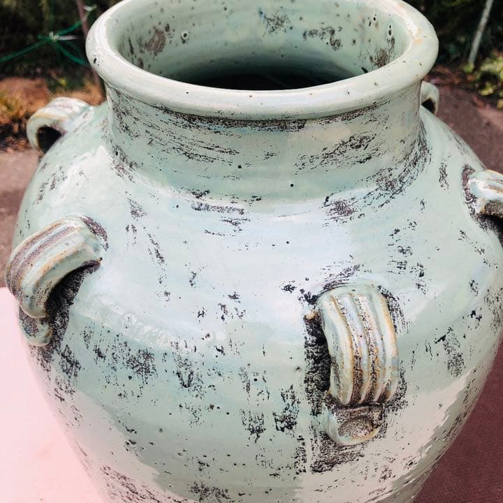 アンティーク 壺＆花瓶 高さ49㎝ 重量12.1kg 美術品・アンティーク