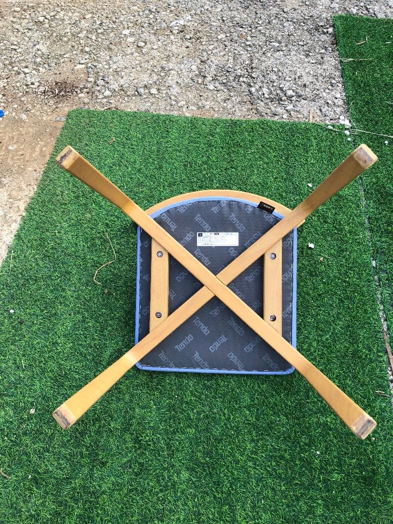 ○天童木工 椅子 イス 4脚 セット T-5348WB-ST型 天然木製フレーム