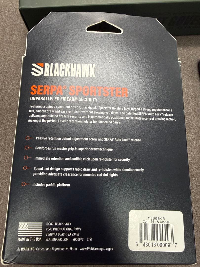 マルイ　M1911A1 ガスガン BLACKHAWK ガバメント