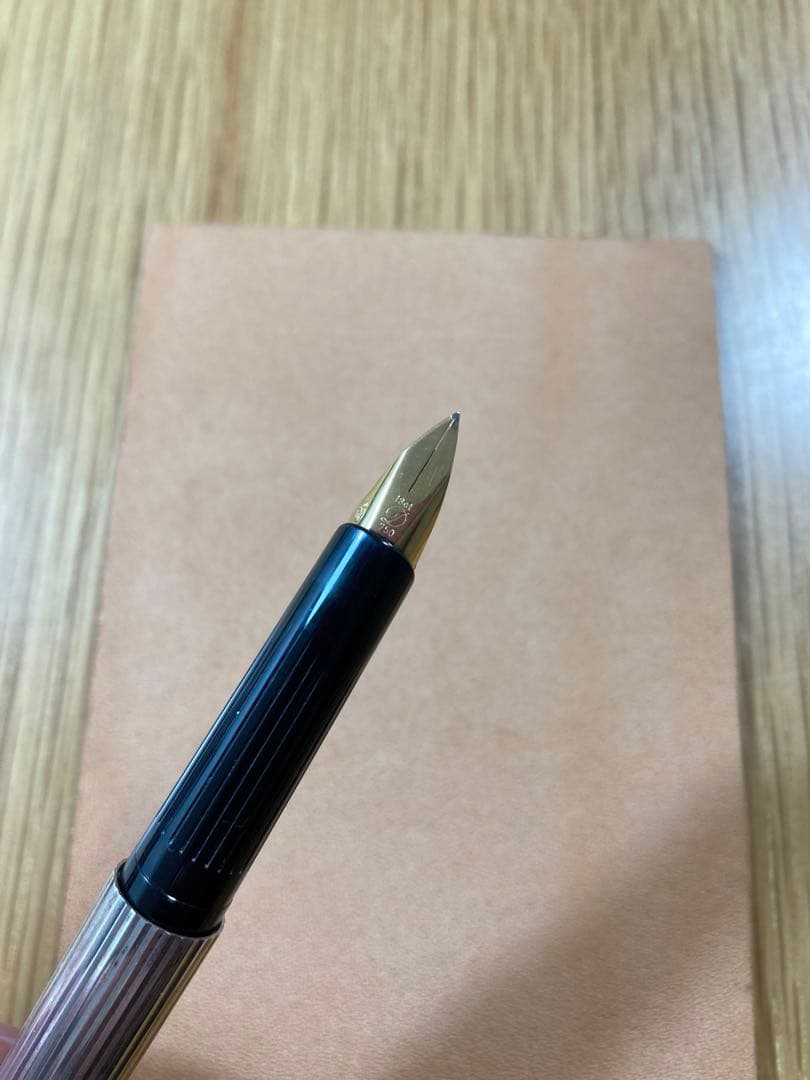 エス•テー•デュポン　クラシック　万年筆　ef スターリングシルバー