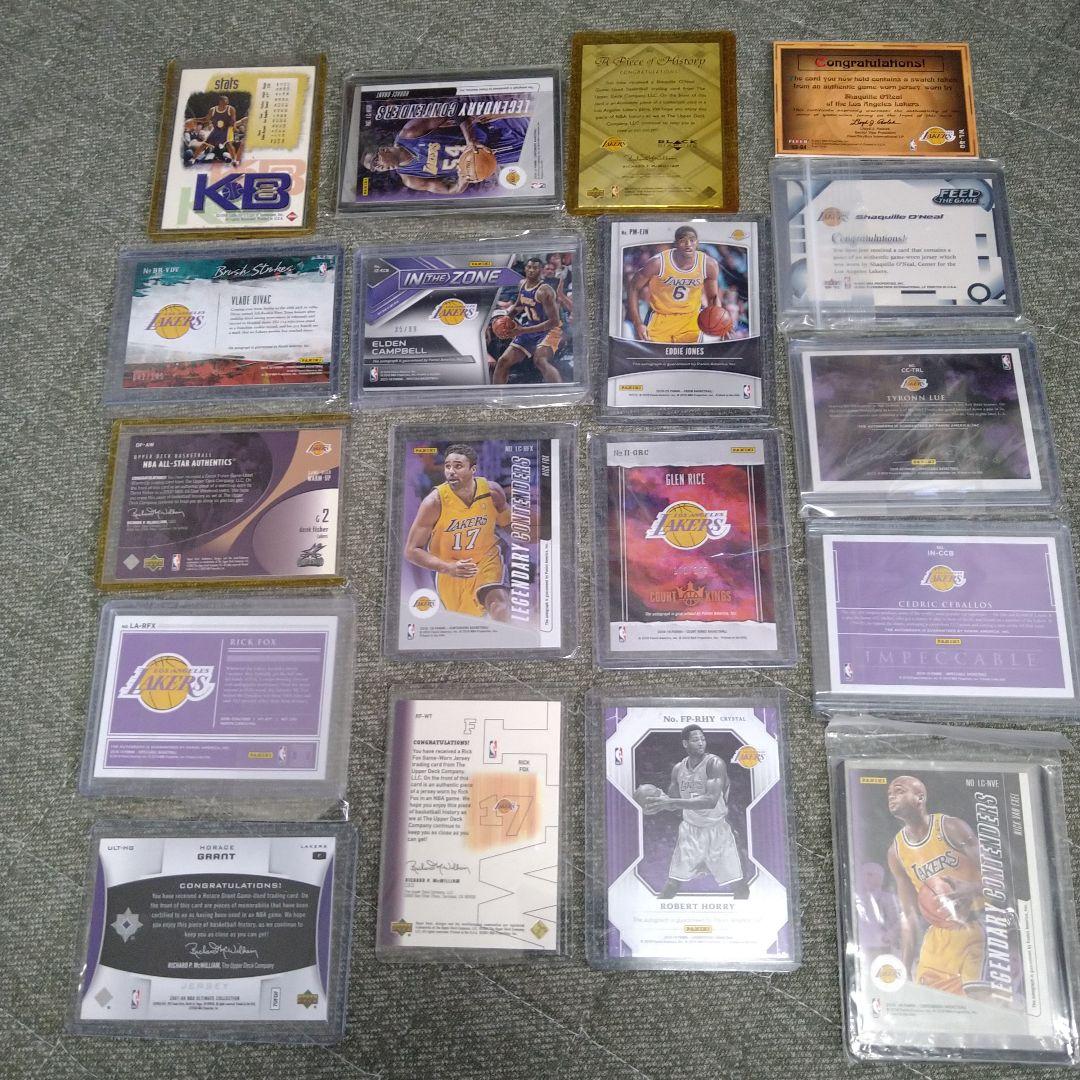 NBA 90sレイカーズ　カード（サイン・ジャージ他）18枚セット