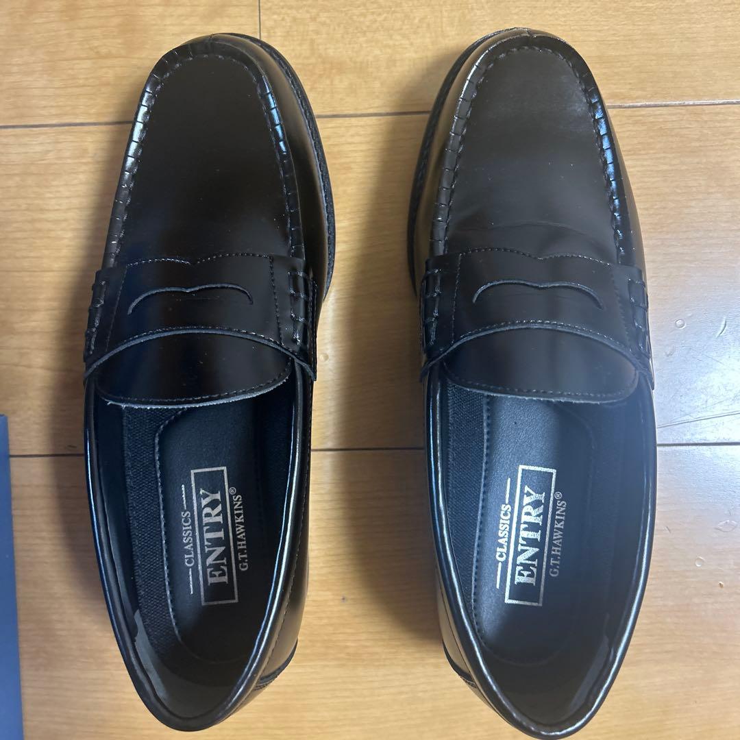 ローファー ブラック 25cm - メルカリ