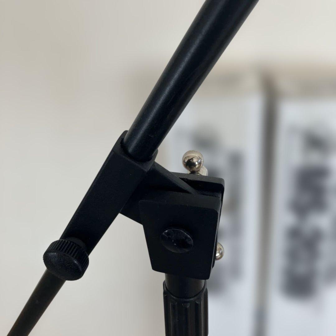 【新品未使用】マイクスタンド 2本 2way式（ストレート＆ブーム）