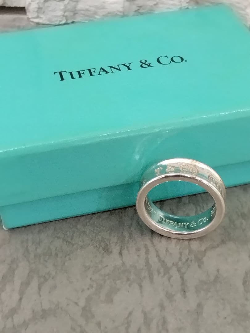 TIFFANY　ナローリング　シルバーリング　#13　　中古品
