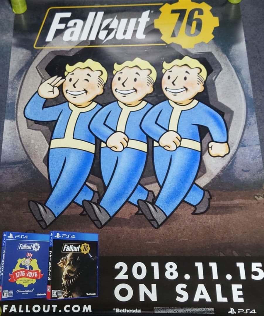 非売品・激レア】Fallout 76 フォールアウト 告知 ポスター 販促