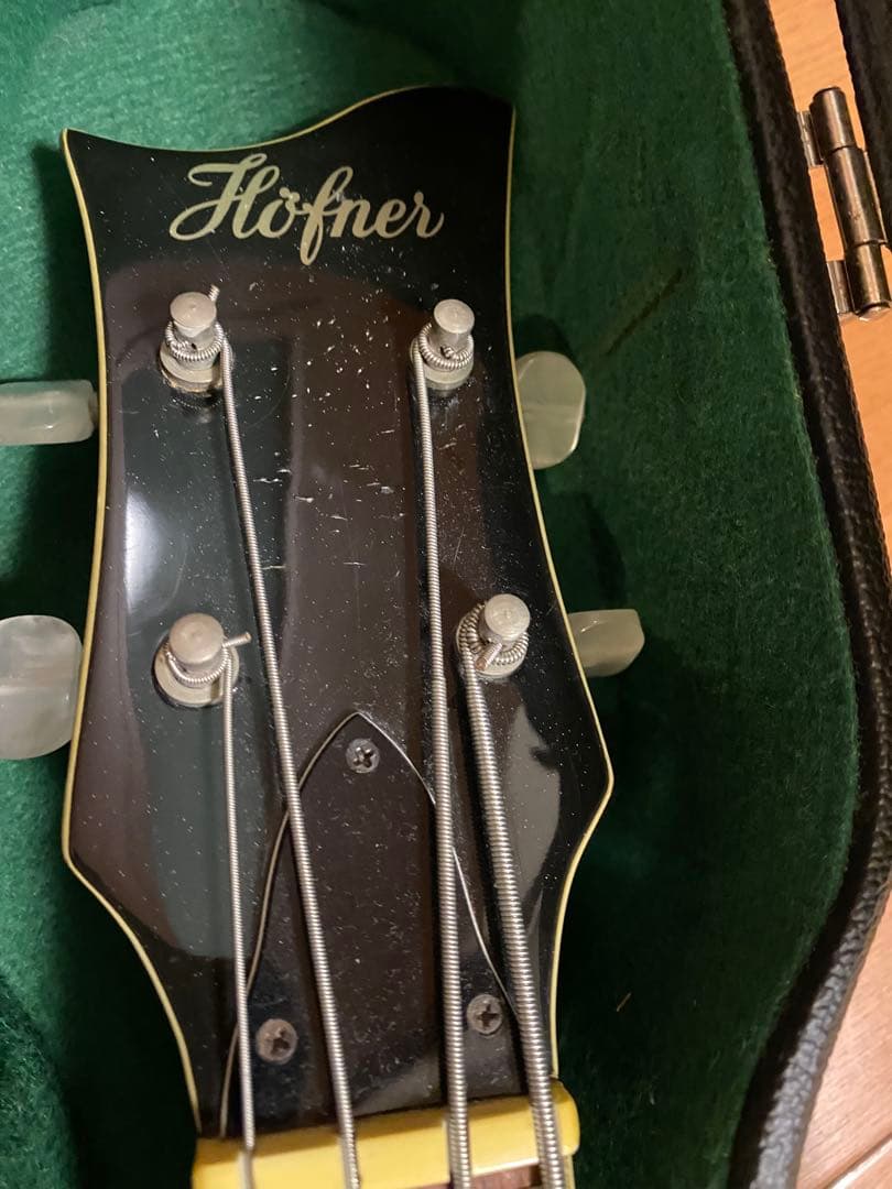 ヘフナー ドイツ製、レフティ、左利き用のバイオリンベース、完動品