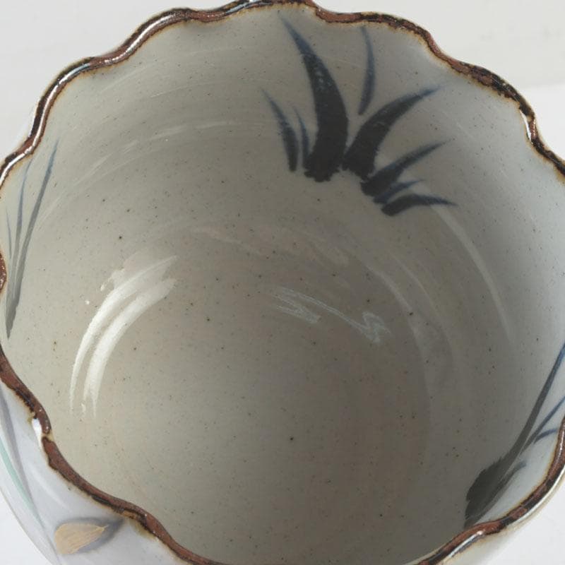 和食器 茶懐石 幸兵衛窯 芦文 小鉢 五客 共箱 N 9373