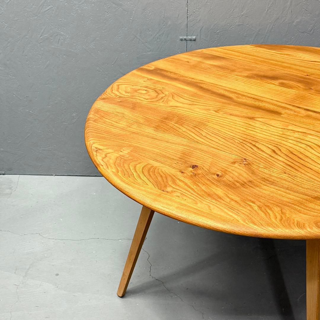 ERCOL(アーコール) /ドロップリーフ ラウンドテーブル (402)