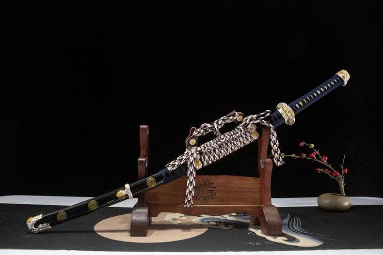 二色獅子太刀 日本刀 模造刀 居合刀 武士道 武蔵 鑑賞用 手鍛造打