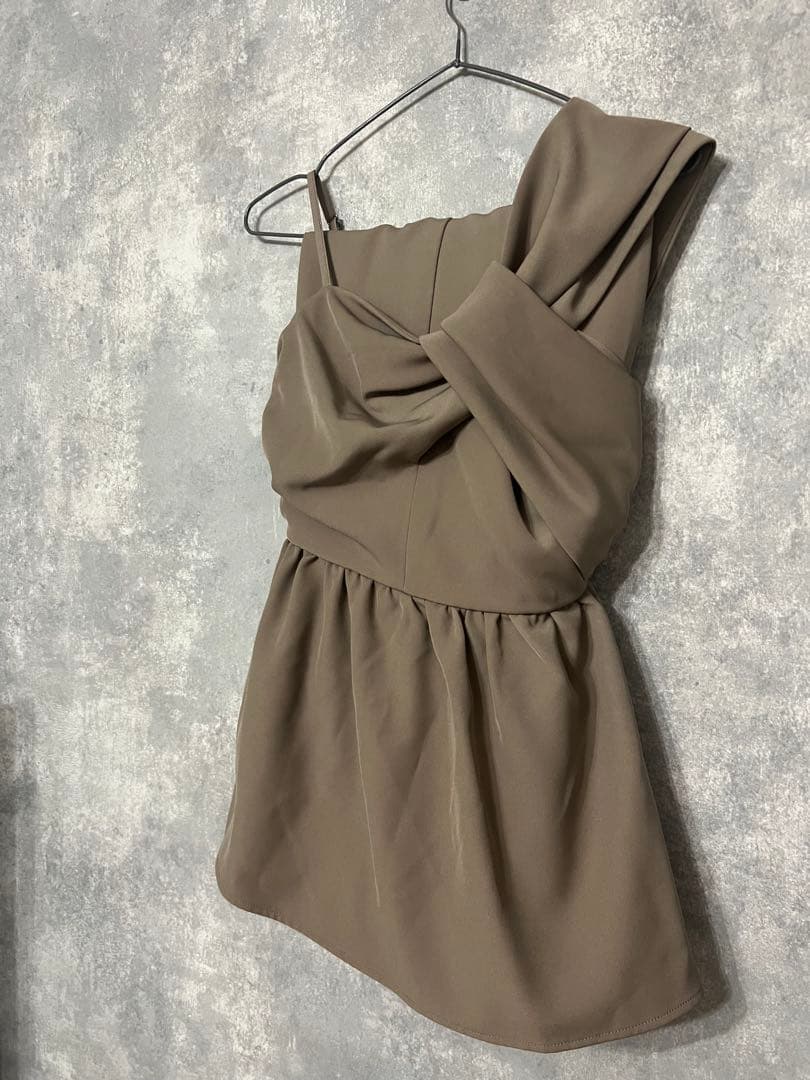 ＊美品＊アシンメトリービスチェ＆ワイドパンツセットアップ パンツドレス