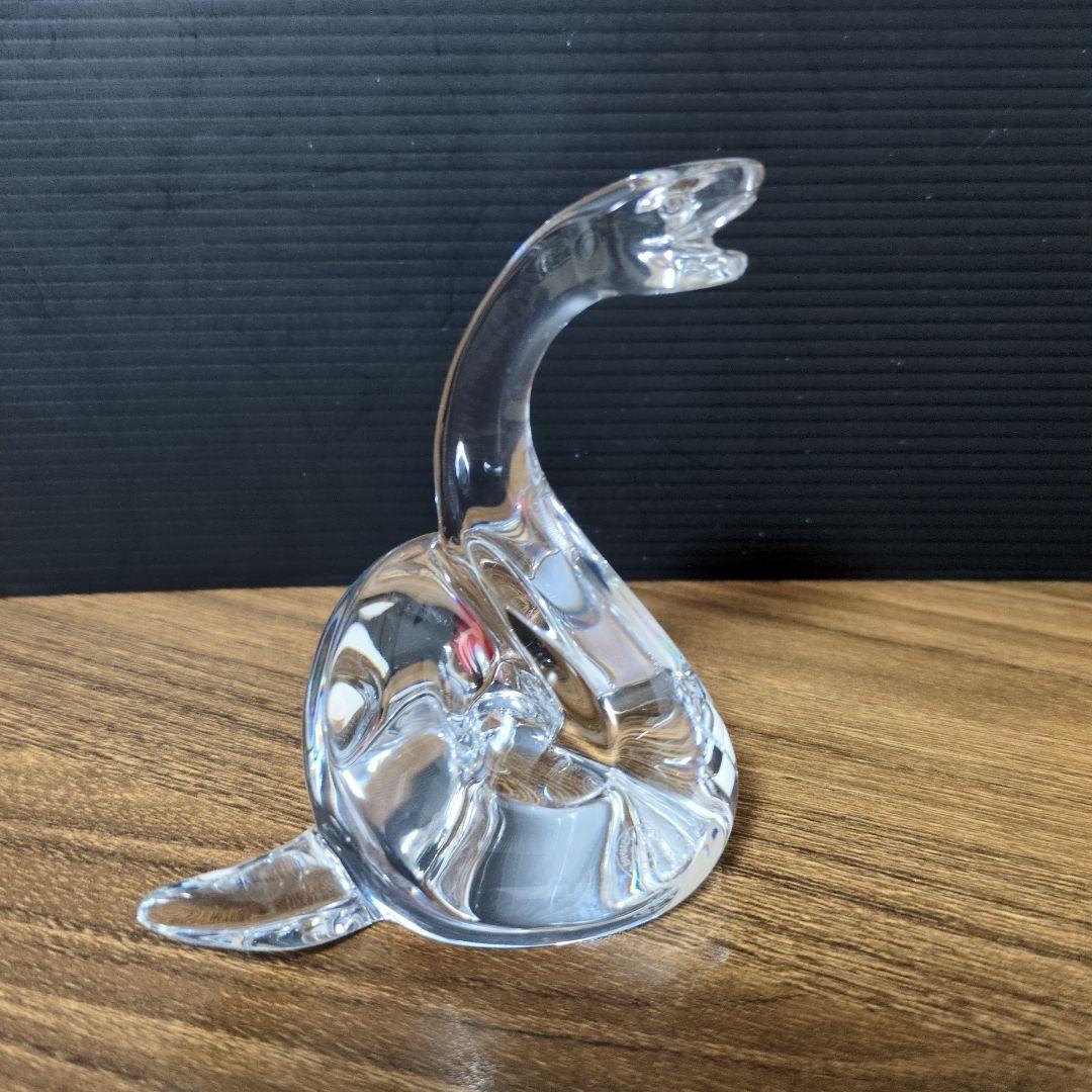 美品】バカラ／干支 巳 蛇 スネイク フィギュリン 置物